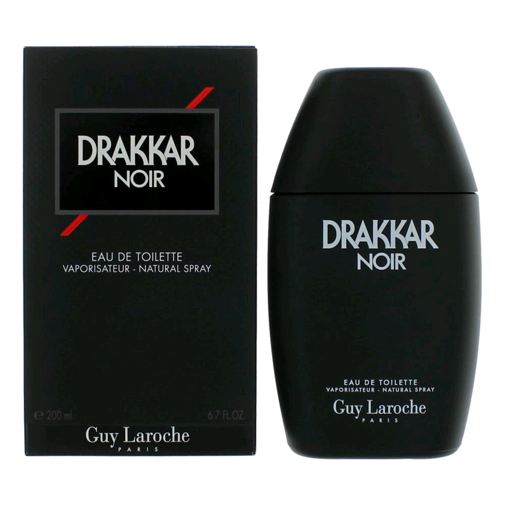 Bottle of Drakkar Noir by Guy Laroche, 6.7 oz Eau De Toilette Spray for Men